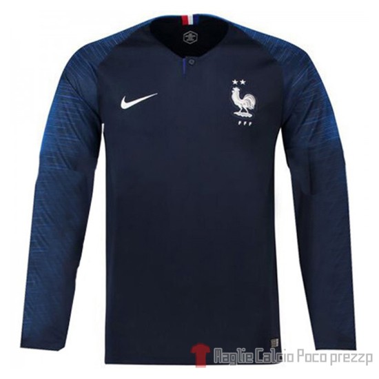 Maglia Francia Home Manica Lunga 2018 - Clicca l'immagine per chiudere